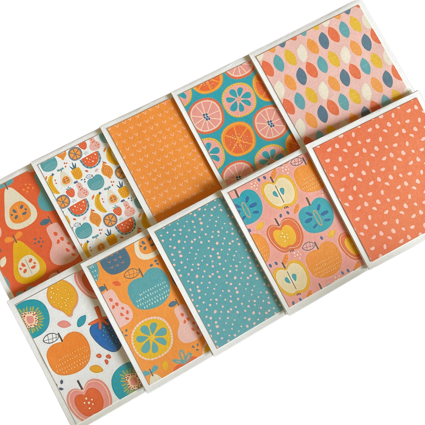 3x3 Fruit Note Cards