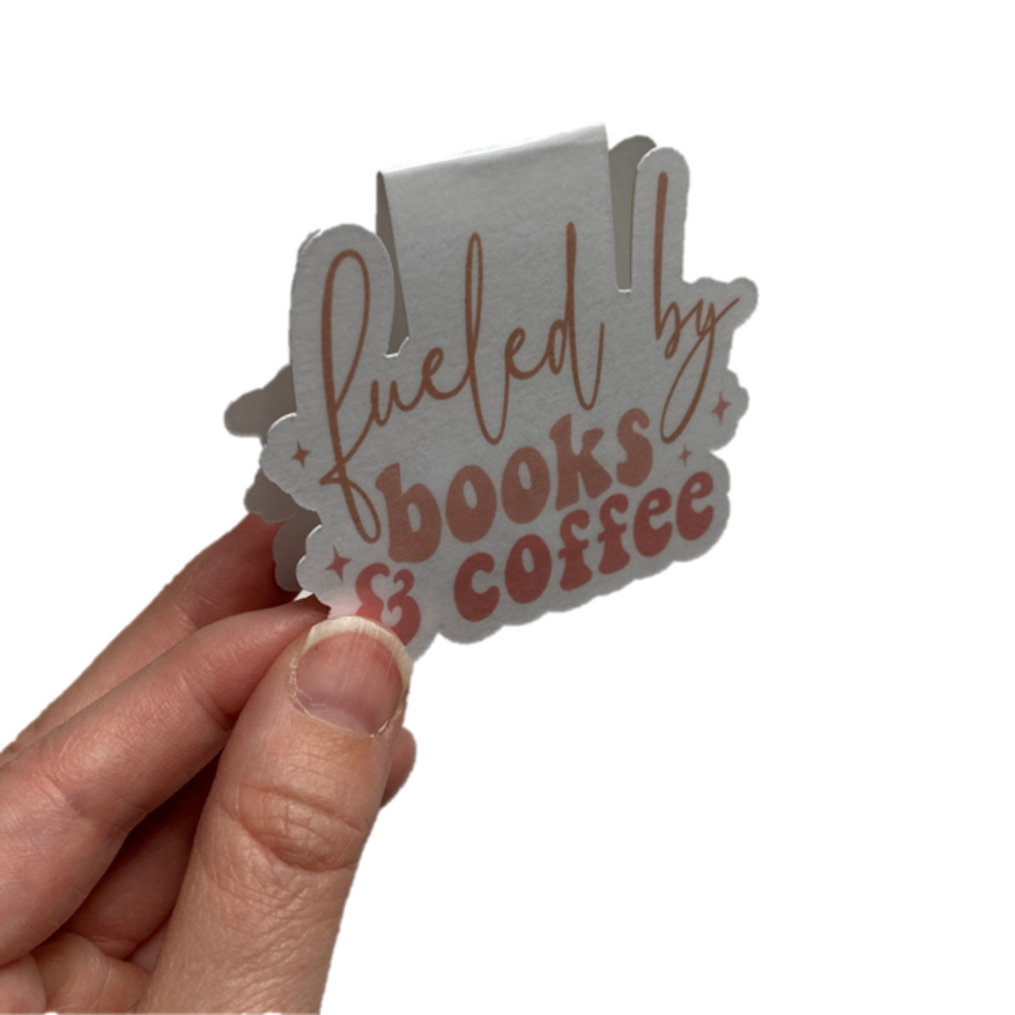 Fueled By Books and Coffee Magnetic Bookmark