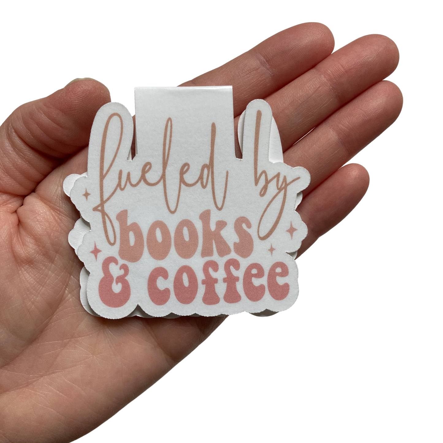 Fueled By Books and Coffee Magnetic Bookmark