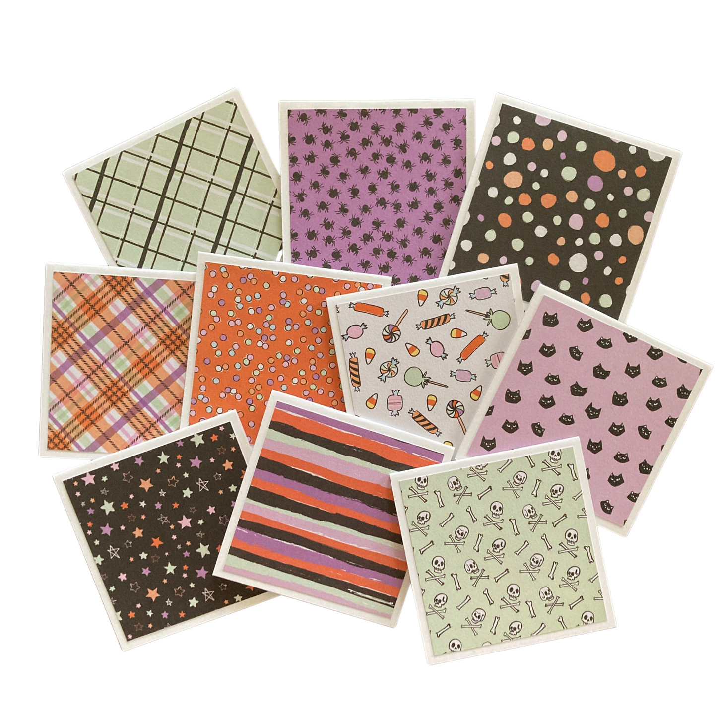 3x3 Candy Skull Note Cards