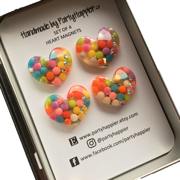 Large Heart Magnets