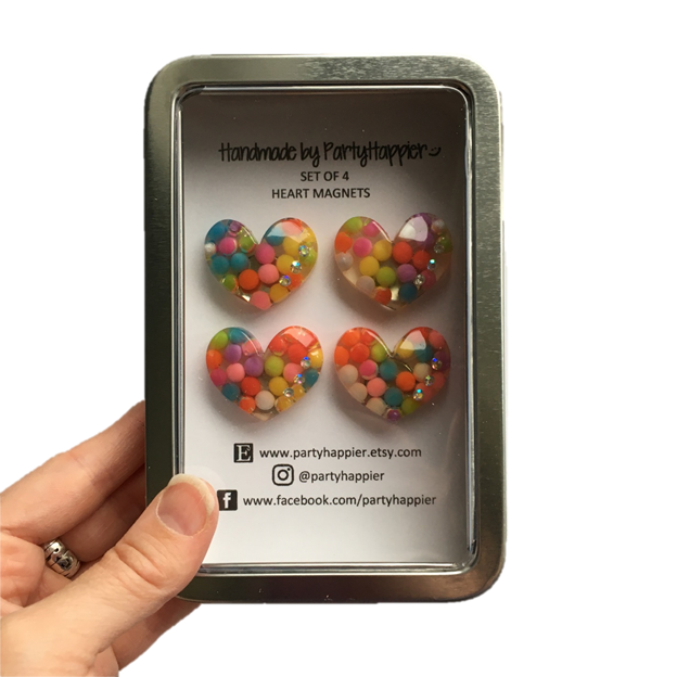 Large Heart Magnets