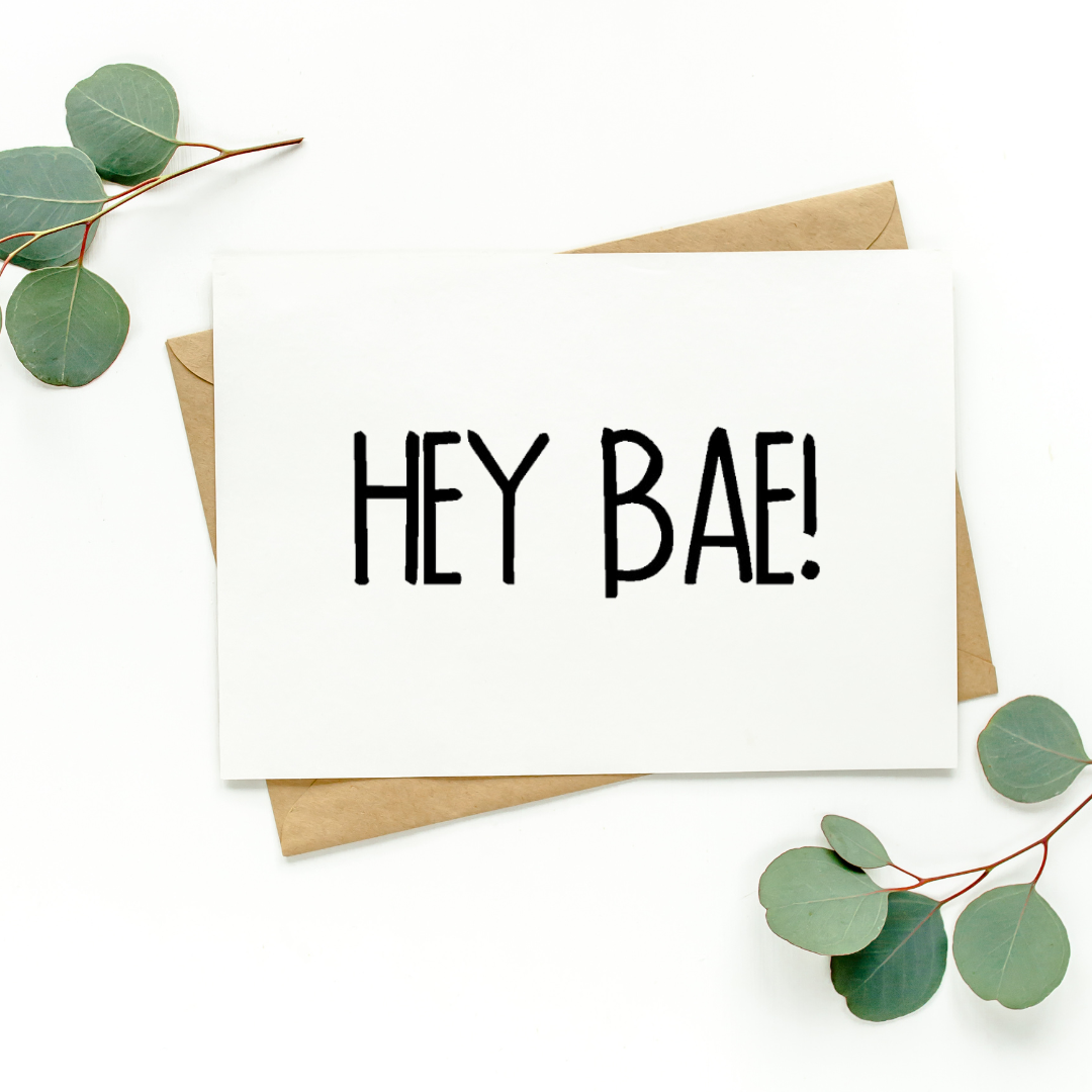 Hey Bae Card