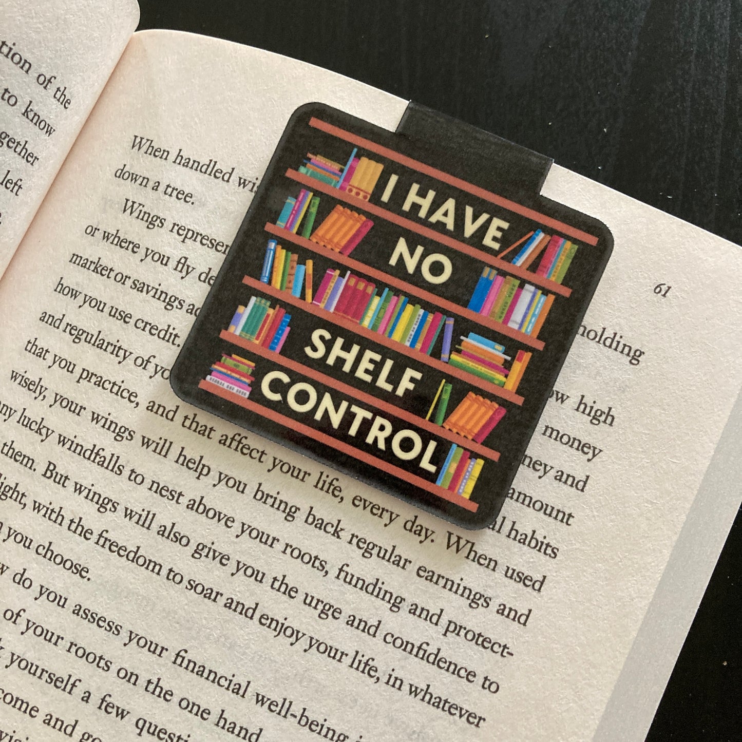 I Have No Shelf Control Bookmark