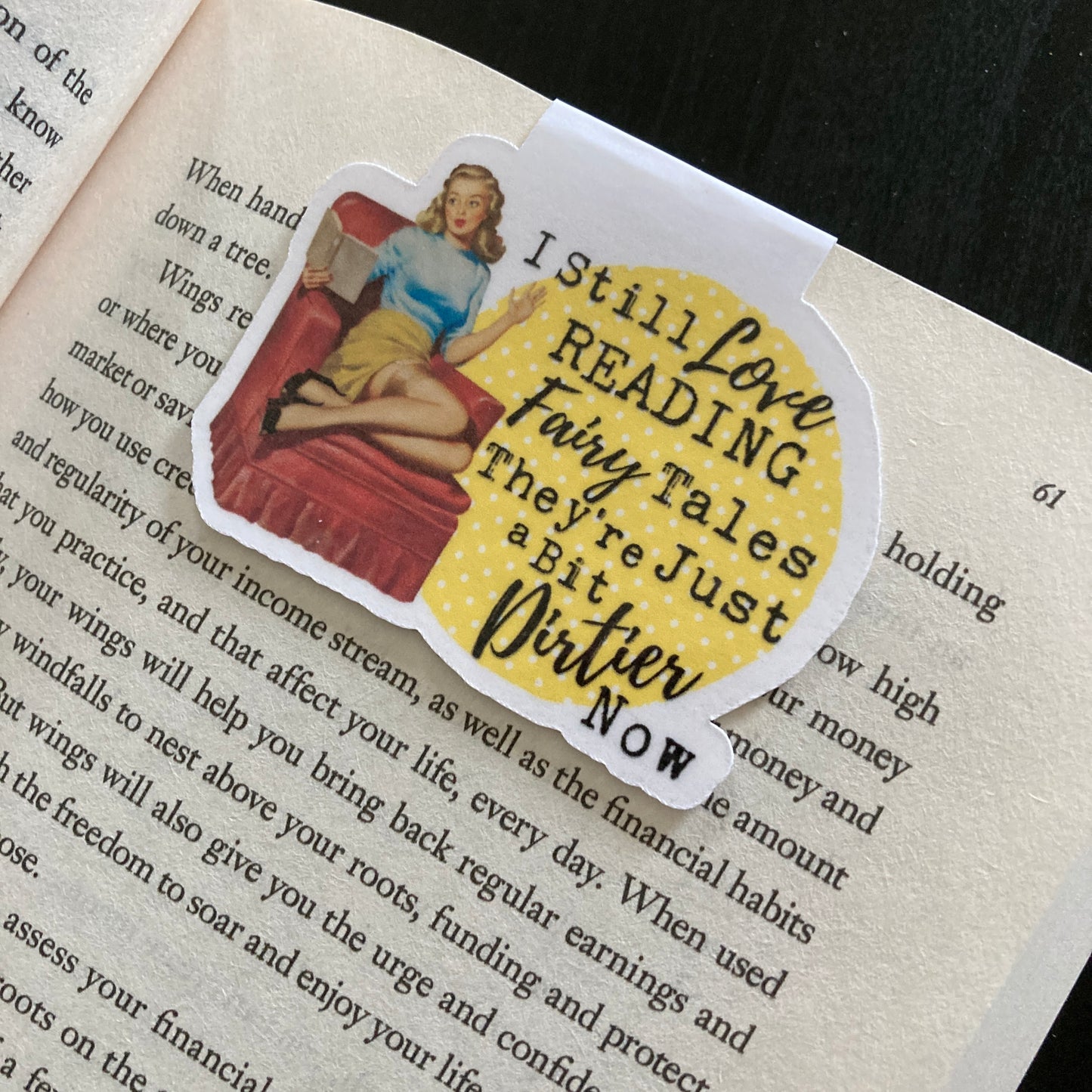 I Still Love Reading Fairy Tales Magnetic Bookmark