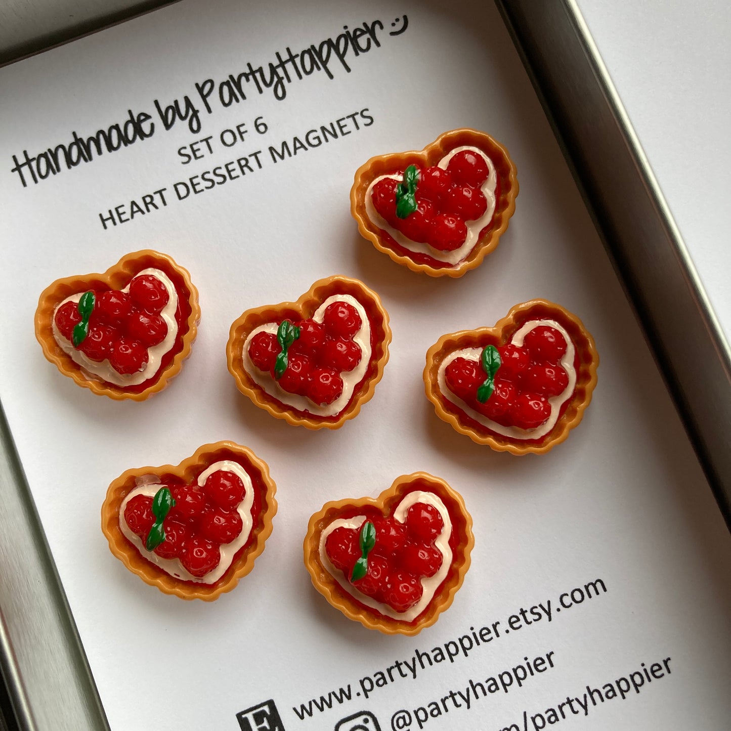 Heart Tart Magnets