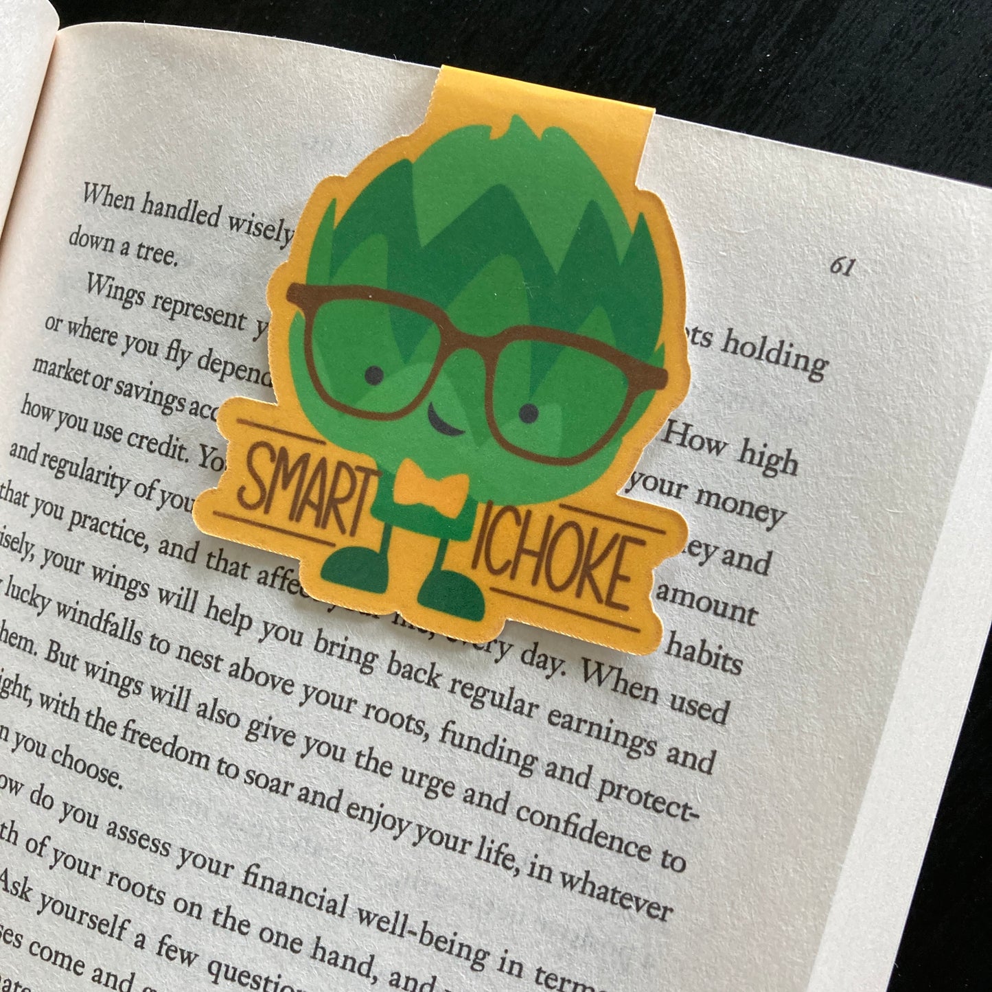 Smartichoke Magnetic Bookmark