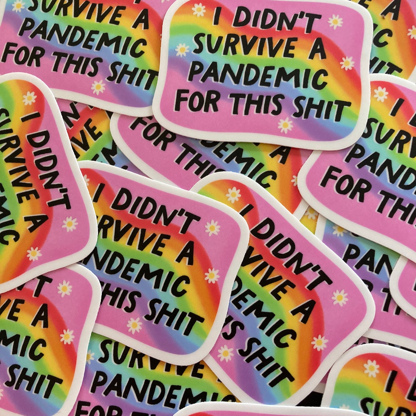 I Didn't Survive A Pandemic For This Shit Sticker