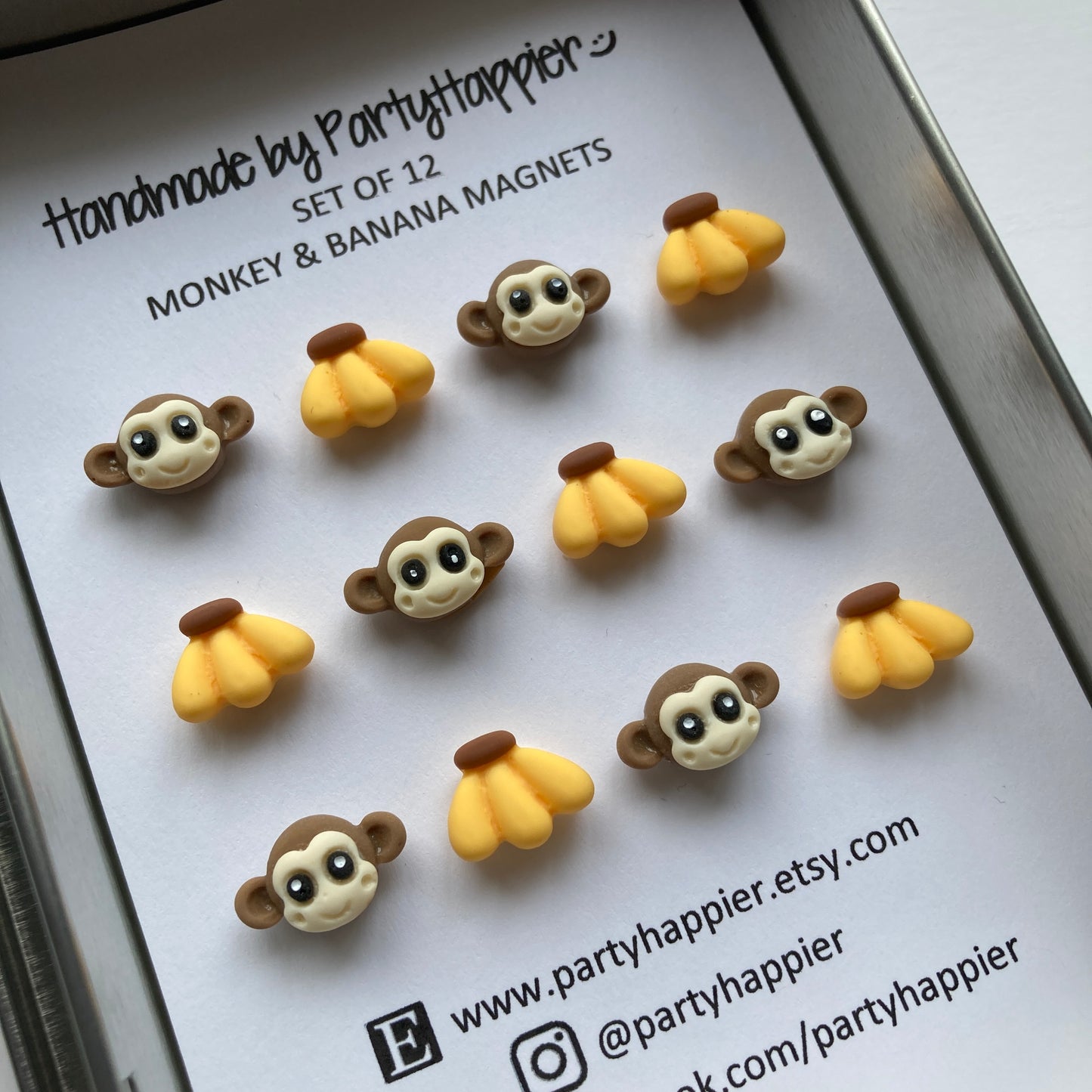 Monkey & Banana Magnets