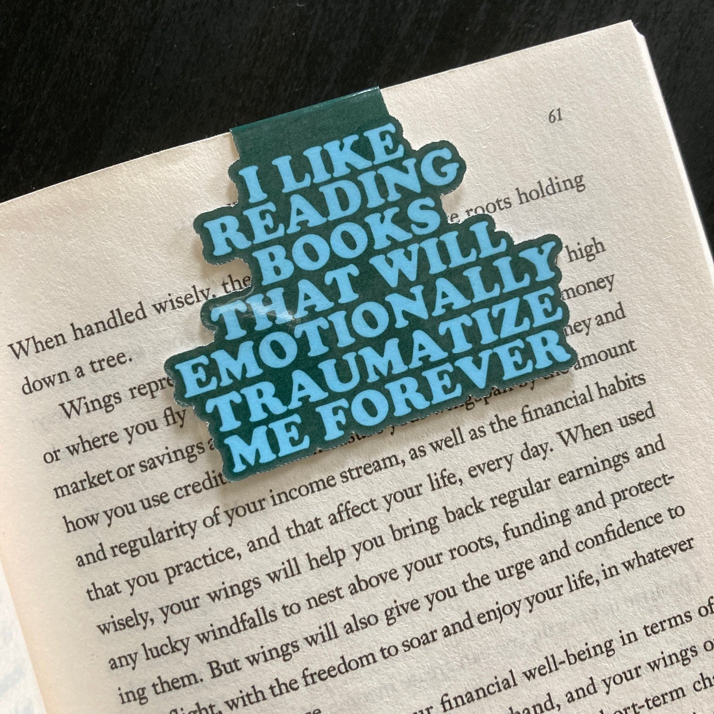 I Like Reading Books Magnetic Bookmark