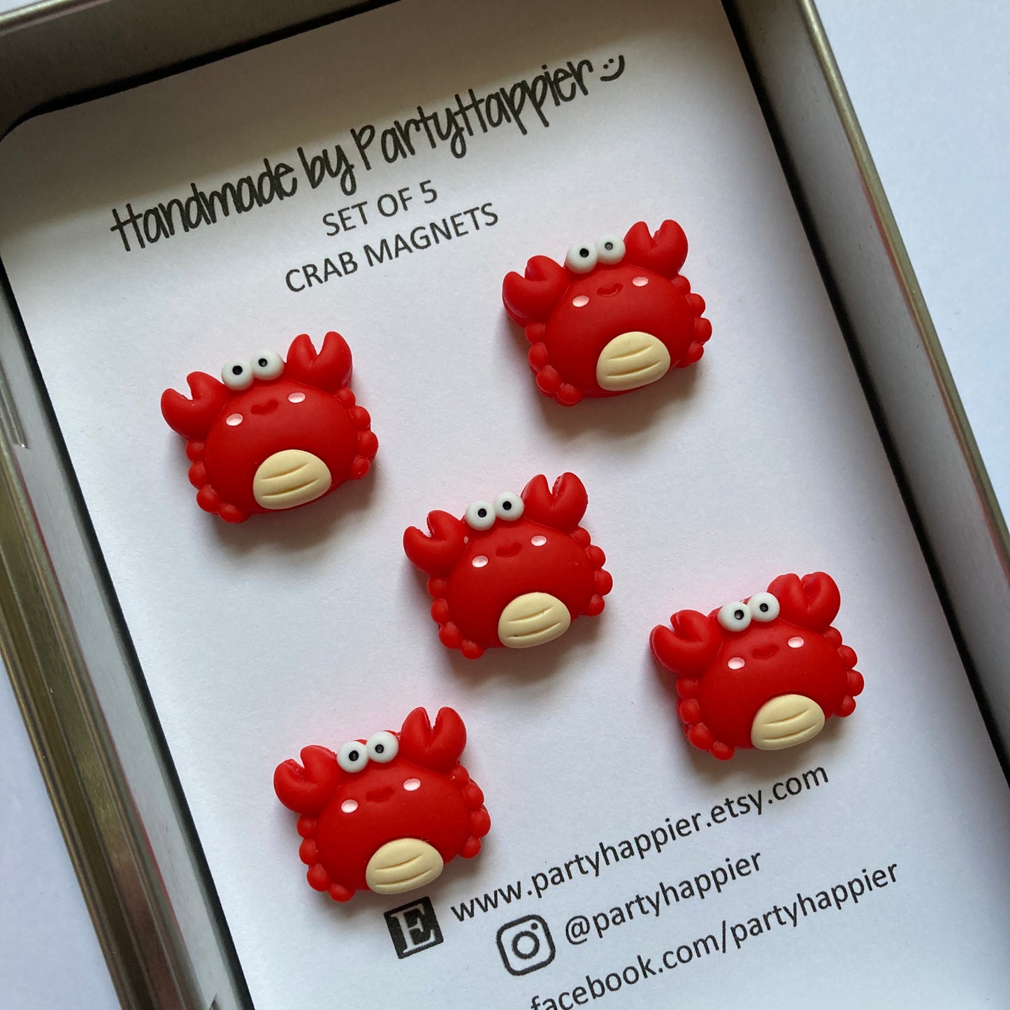 Red Crab Magnets