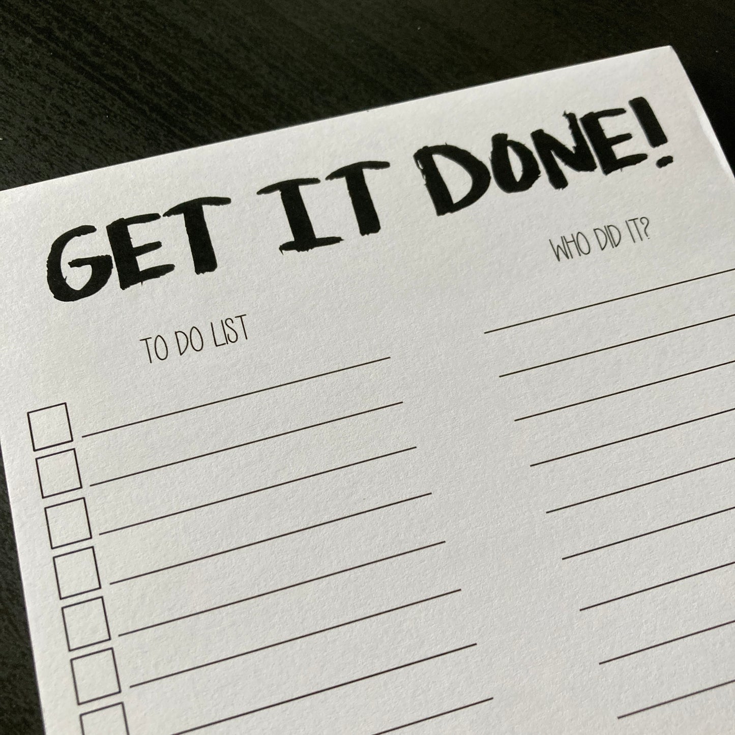 Get It Done Notepad