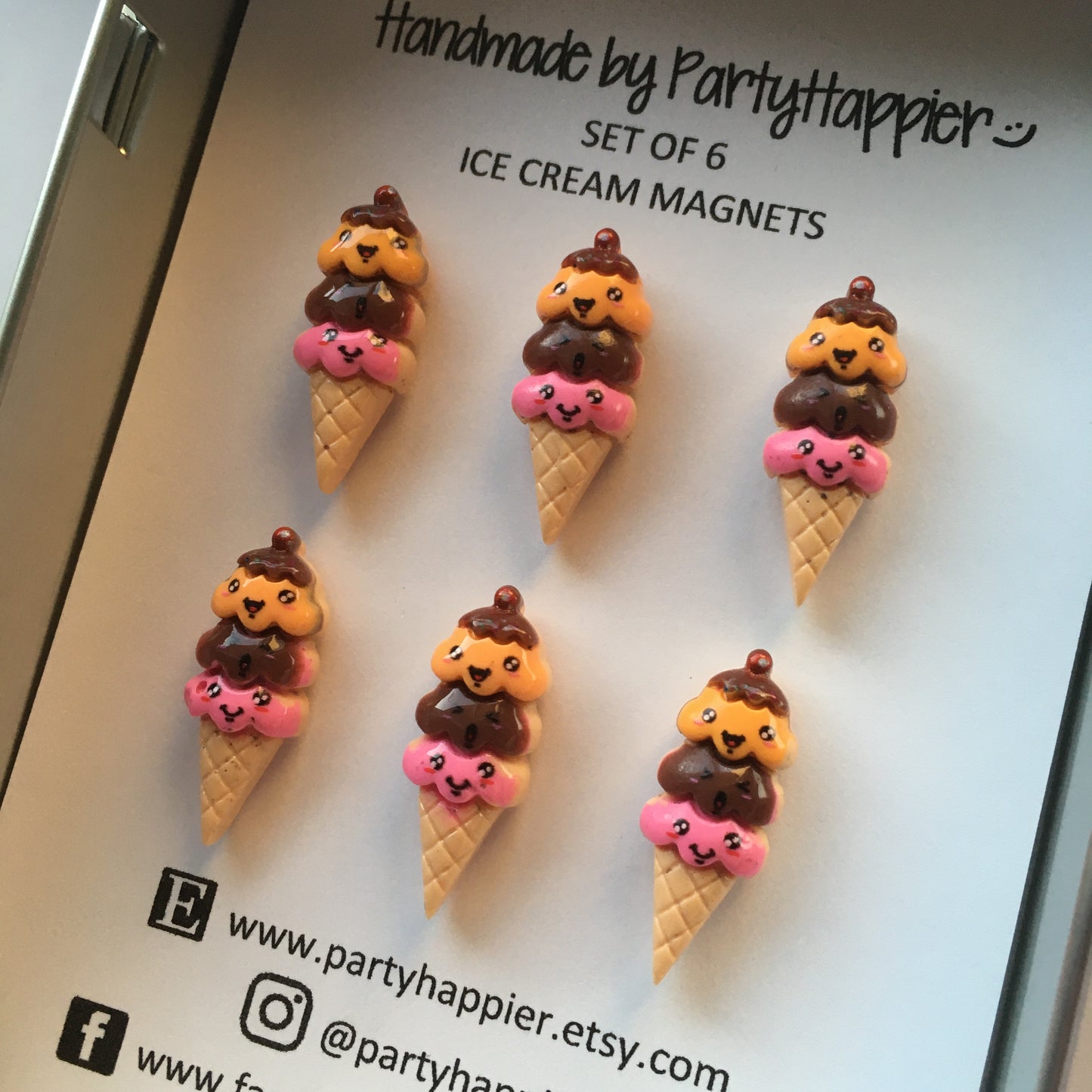 Ice Cream Cone Magnets