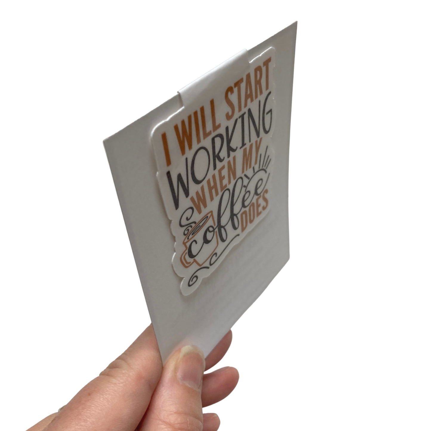 I Will Start Working When My Coffee Does Magnetic Bookmark