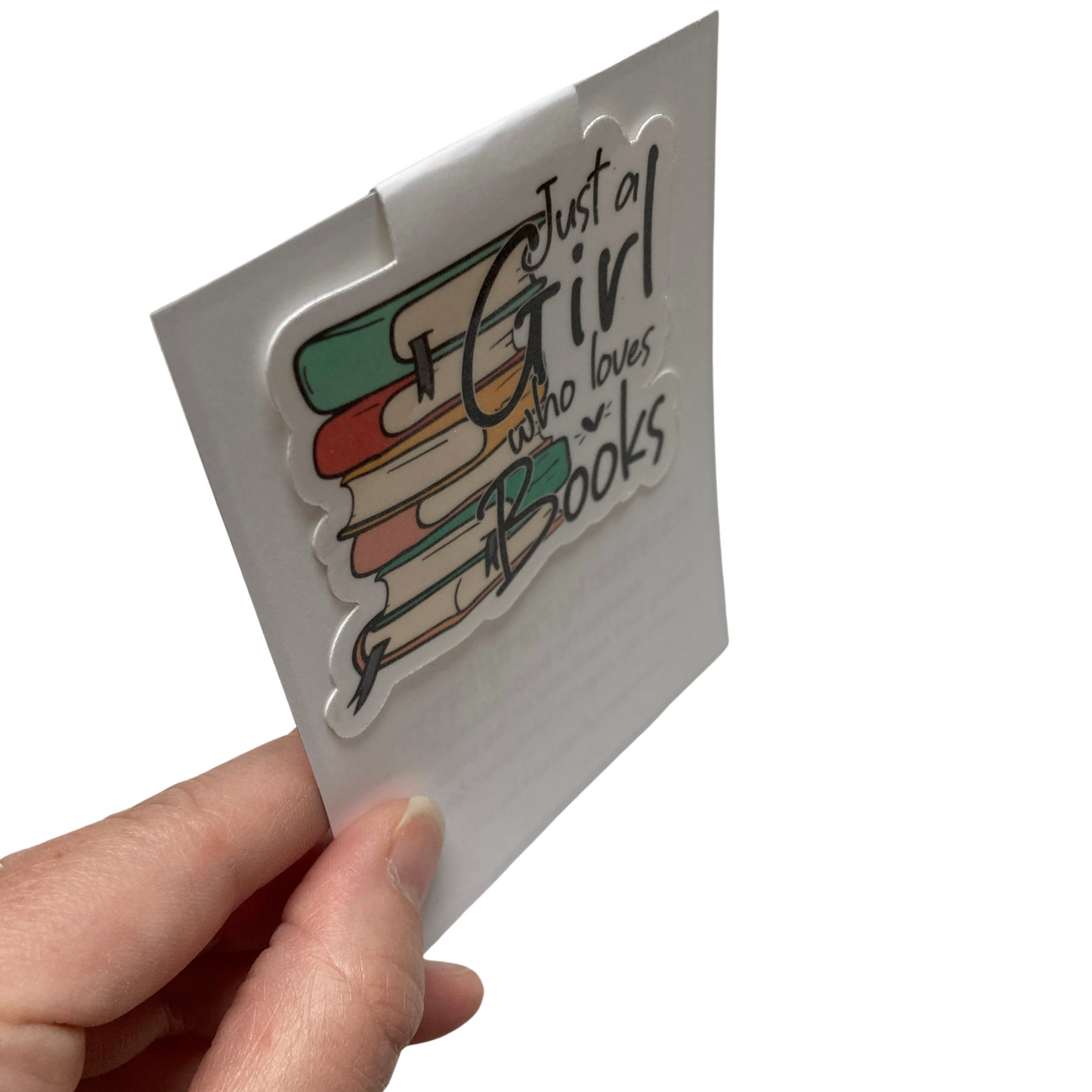 Just A Girl Who Loves Books Magnetic Bookmark