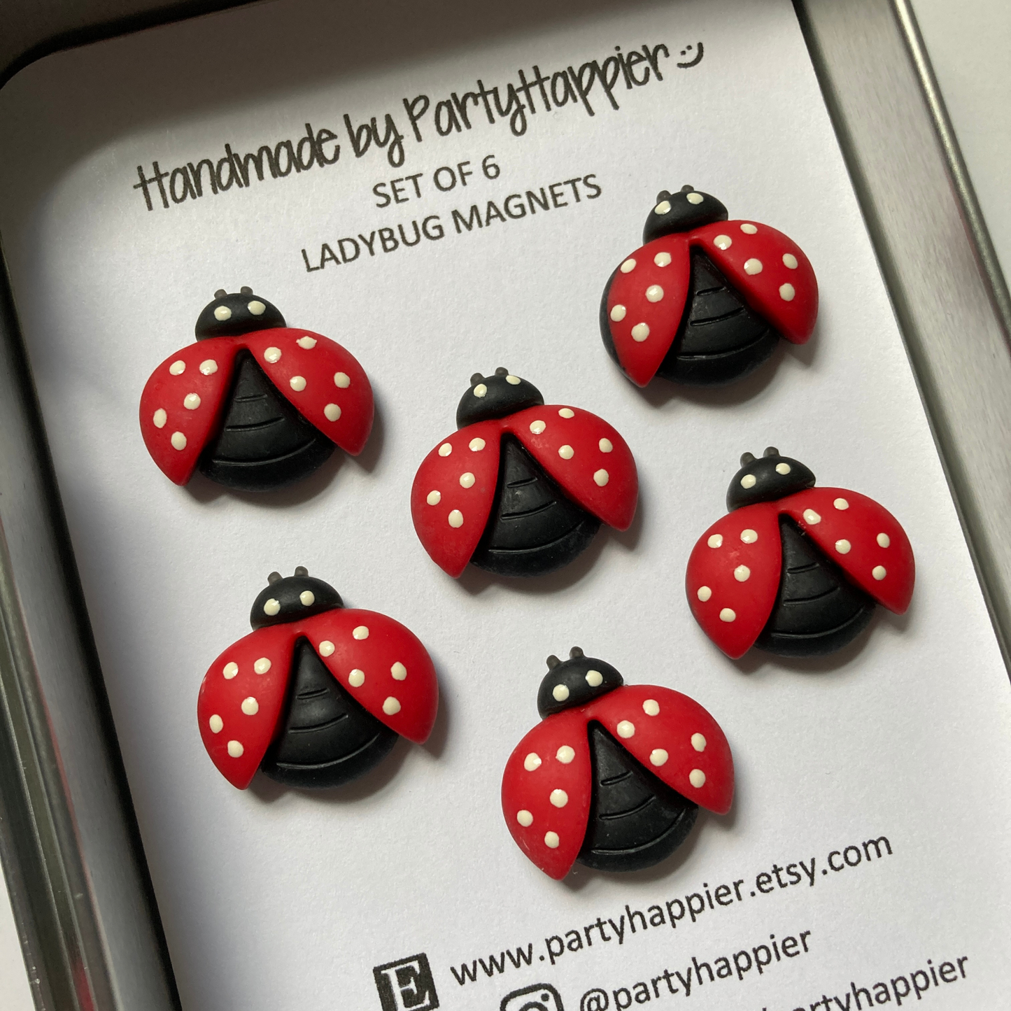Ladybug Magnets