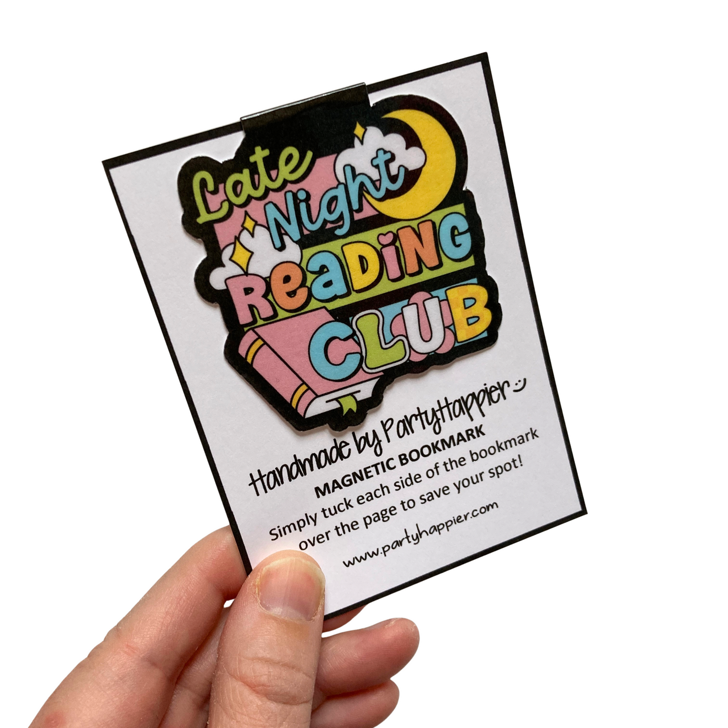 Late Night Reading Club Magnetic Bookmark