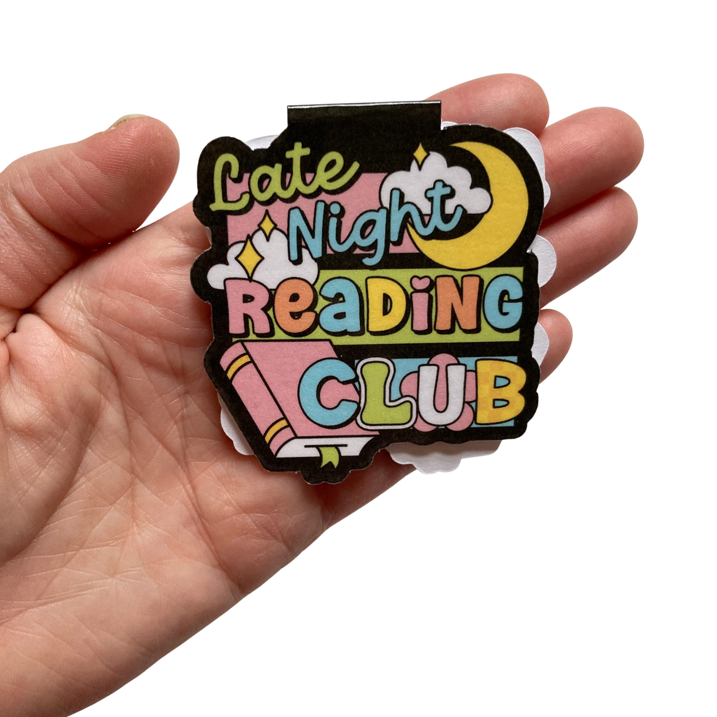 Late Night Reading Club Magnetic Bookmark