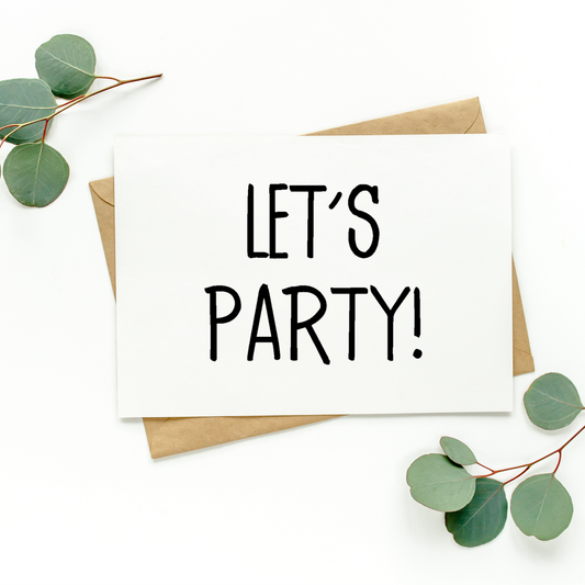 Let's Party Card