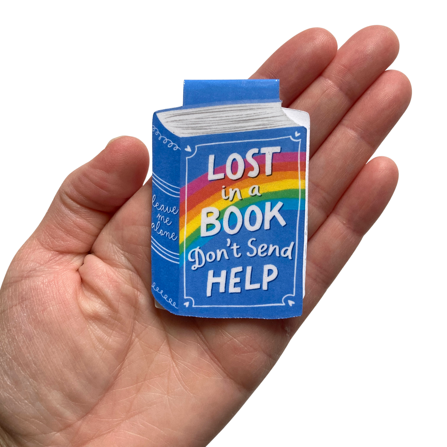 Lost In A Book Don't Send Help Magnetic Bookmark