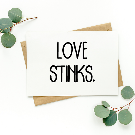 Love Stinks Card