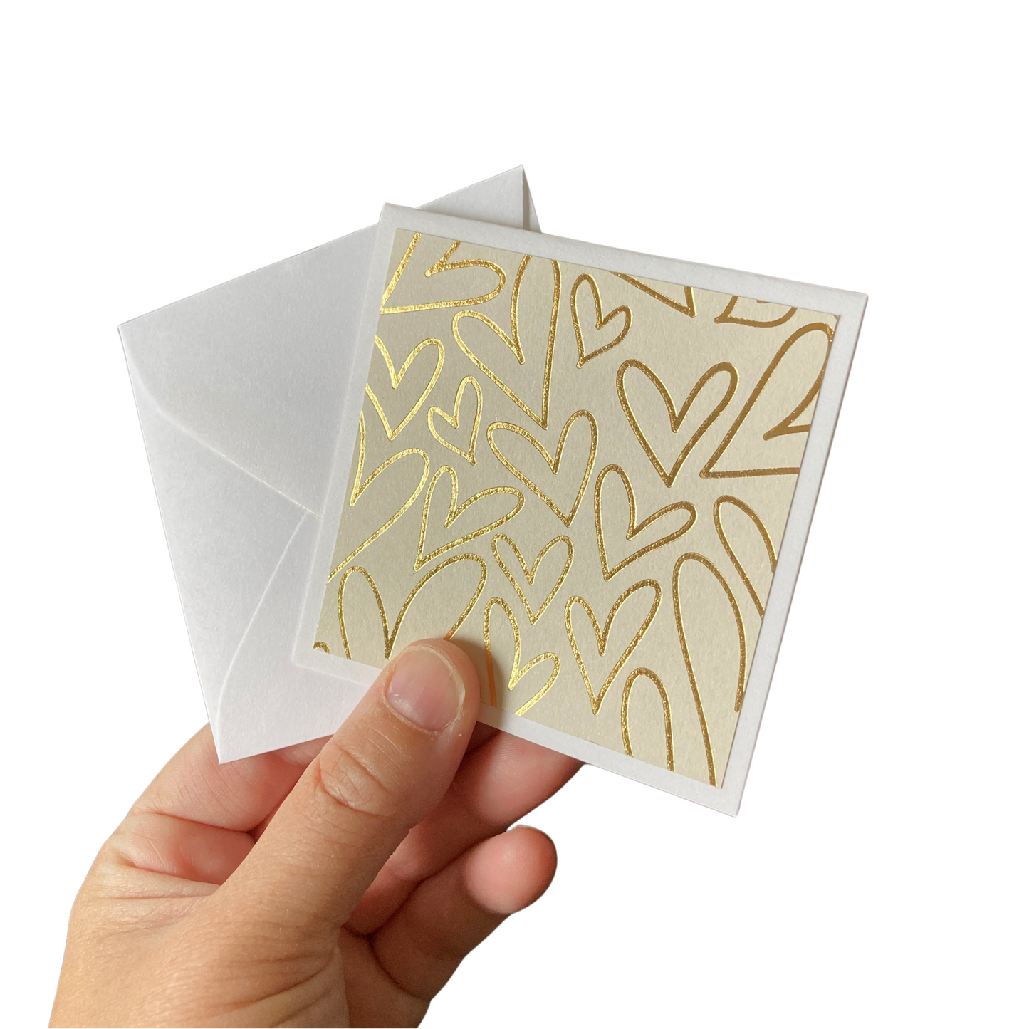 3x3 Yes Please Foil Note Cards