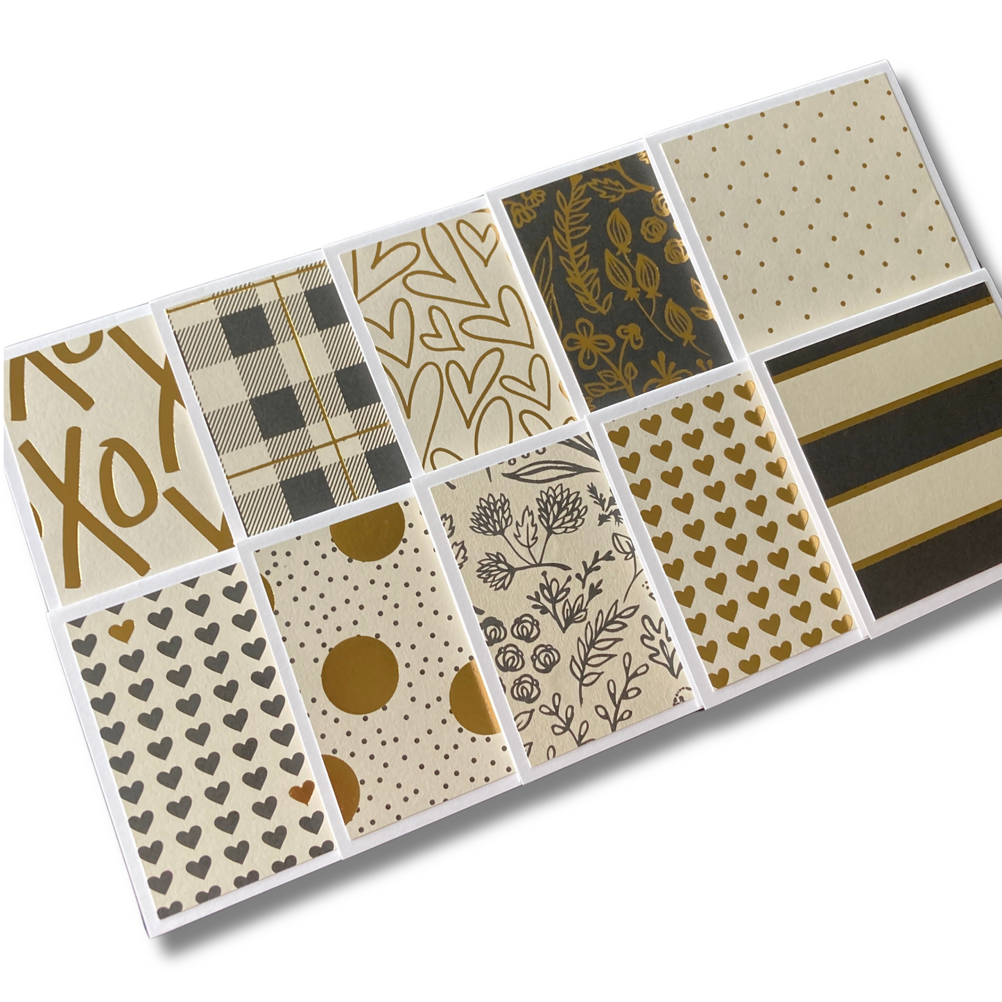 3x3 Yes Please Foil Note Cards