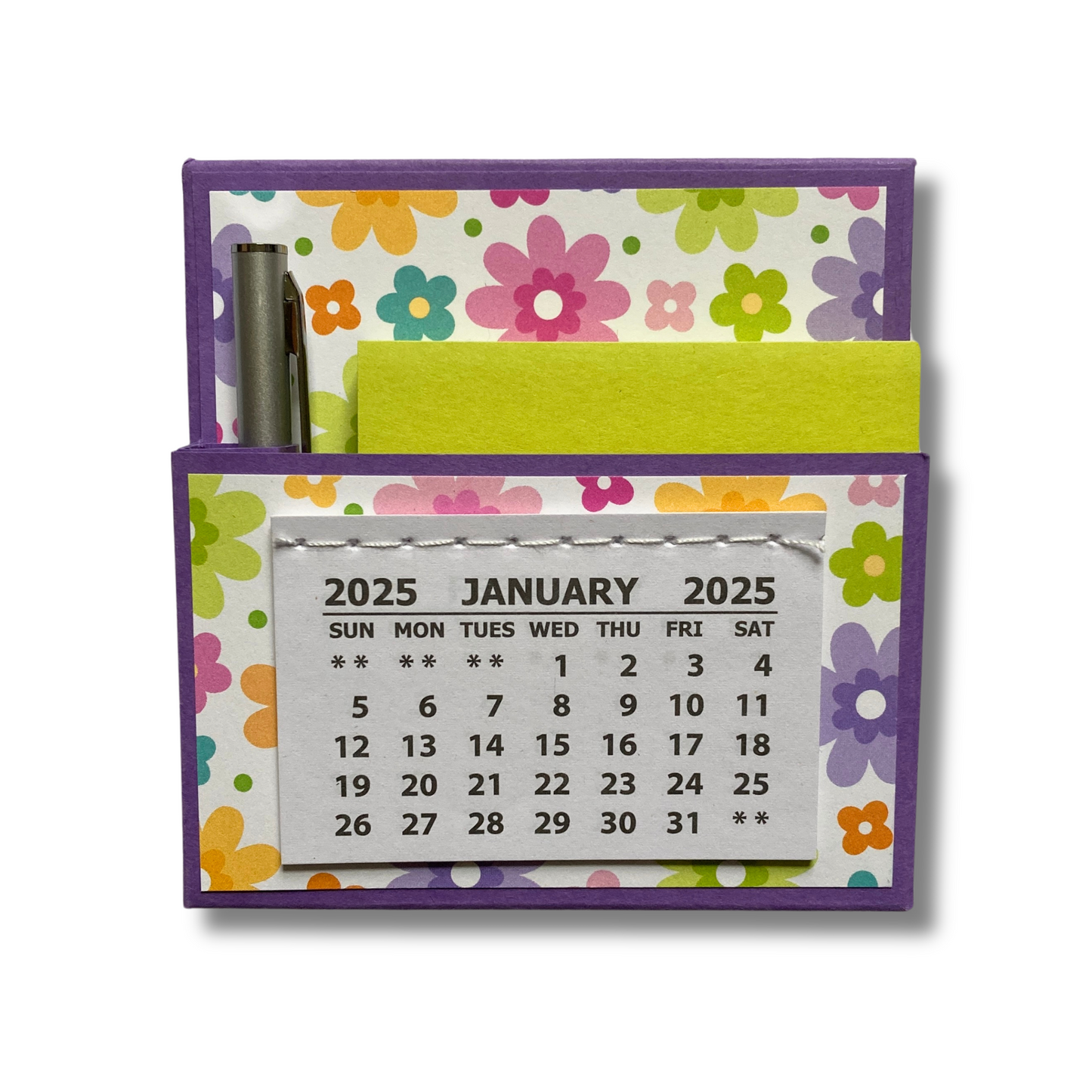 Fairy Floral 2025 Desk Calendar