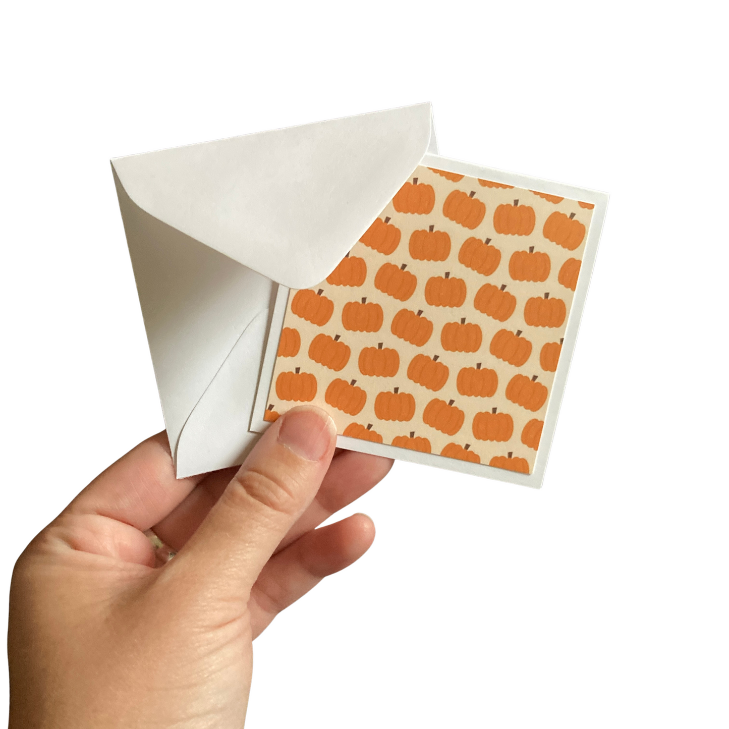 3x3 Pumpkin Spice Note Cards