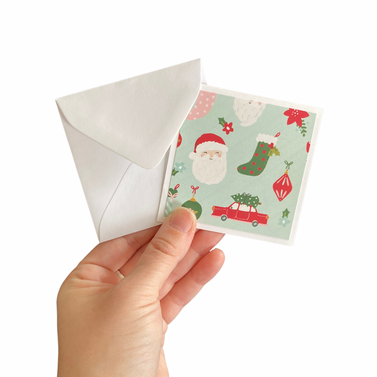 3x3 Holly Days Note Cards