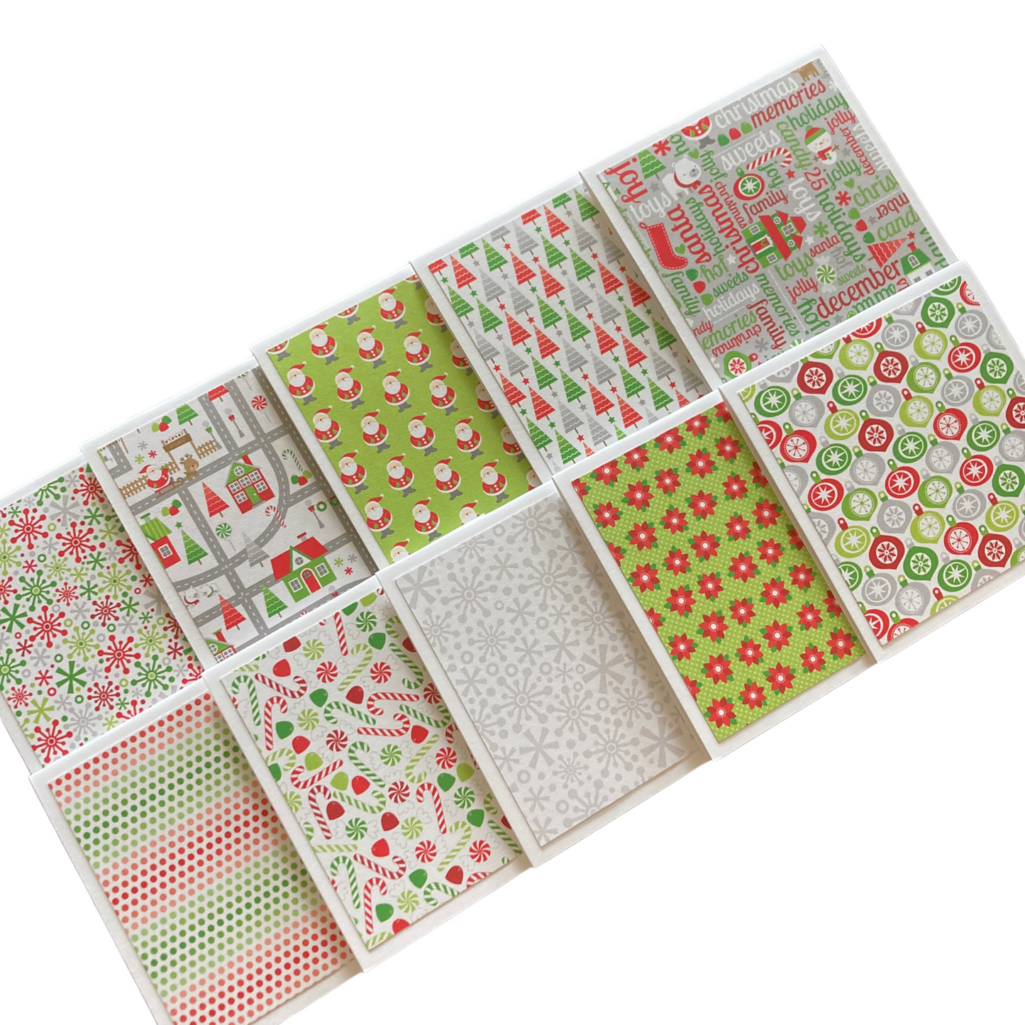 3x3 Home For The Holidays Note Cards