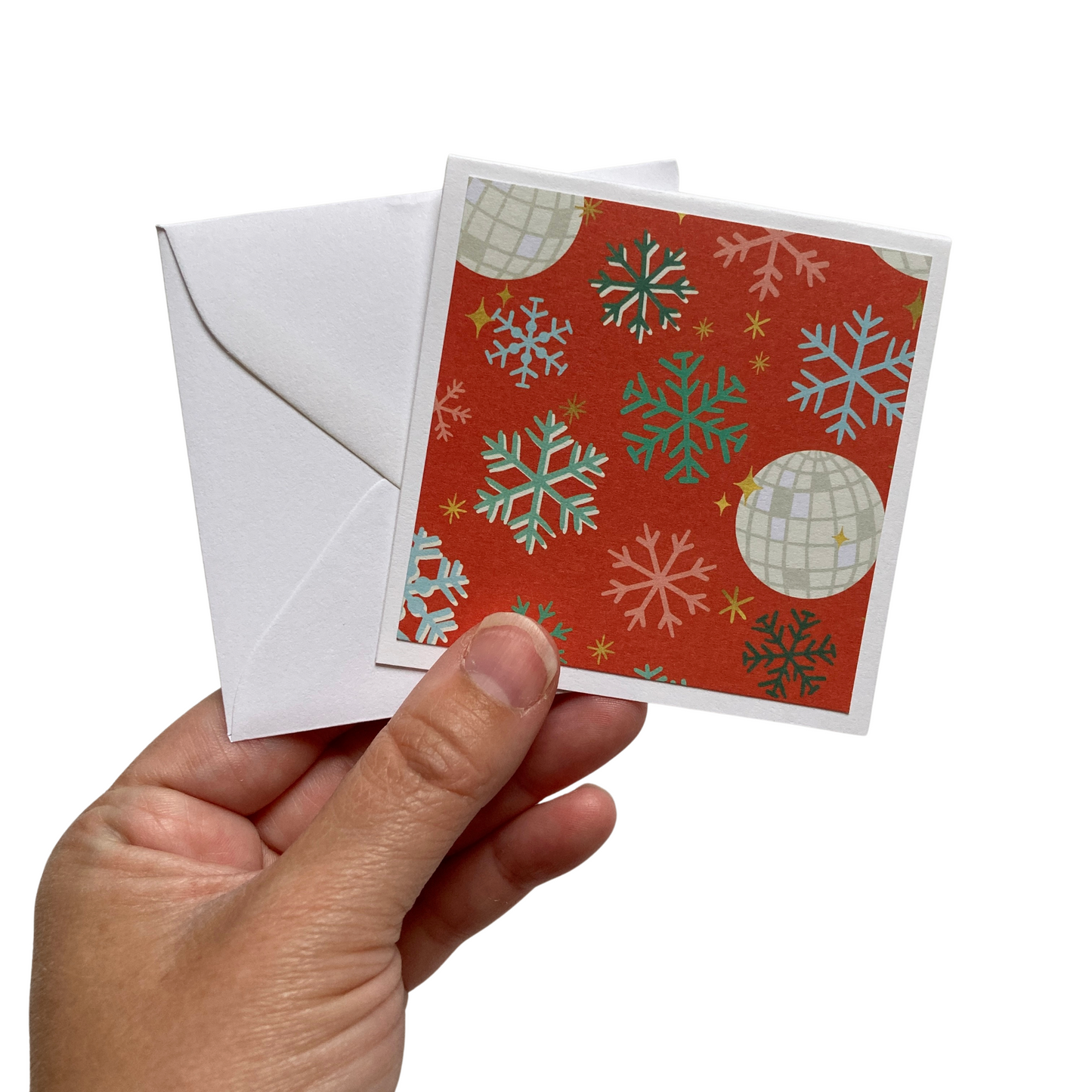 3x3 Groovy Merry & Bright Note Cards