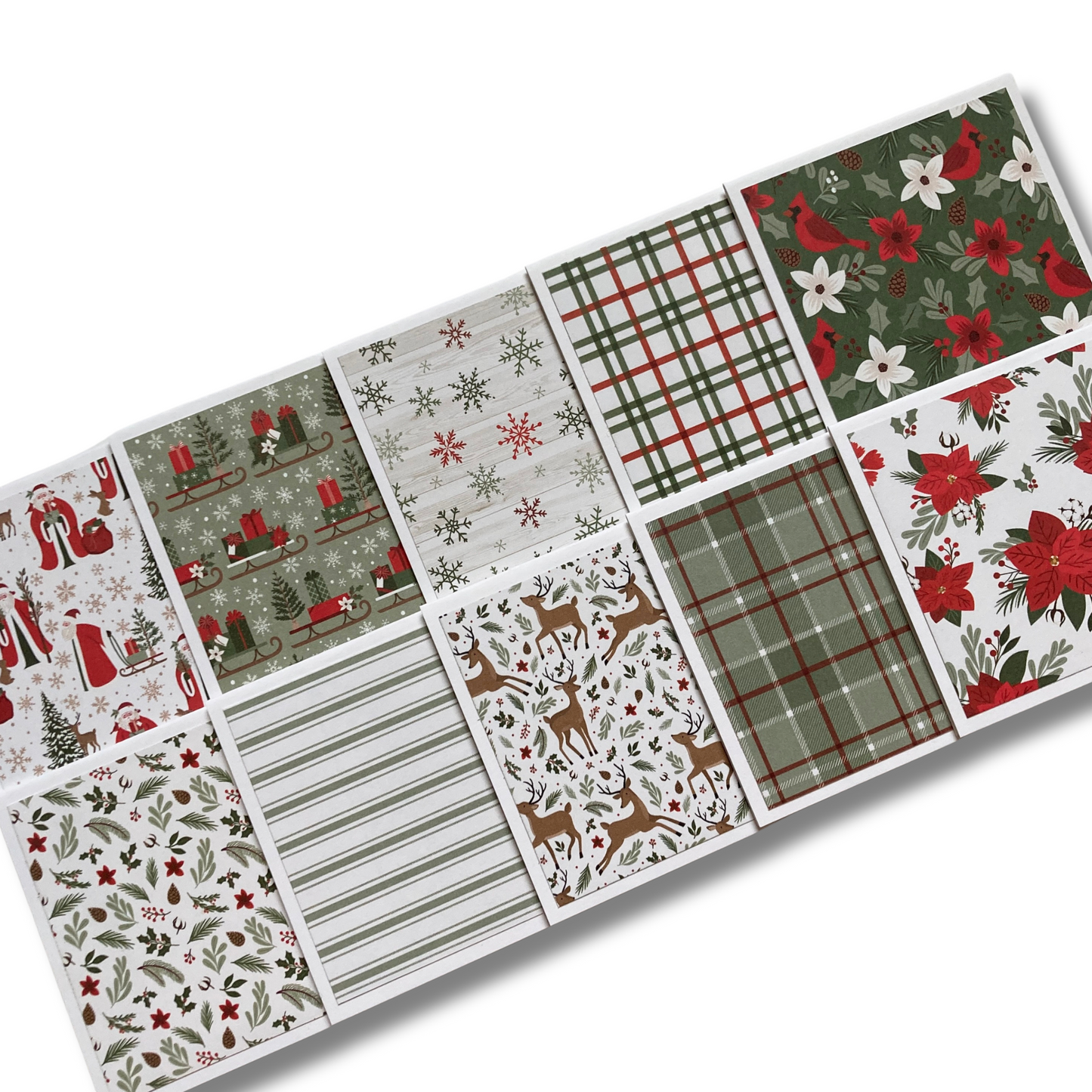 3x3 Christmas Time Note Cards