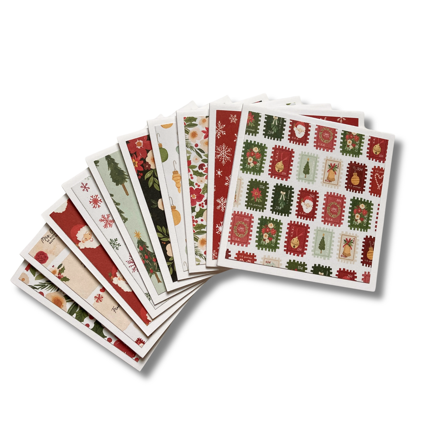 3x3 Letters To Santa Note Cards