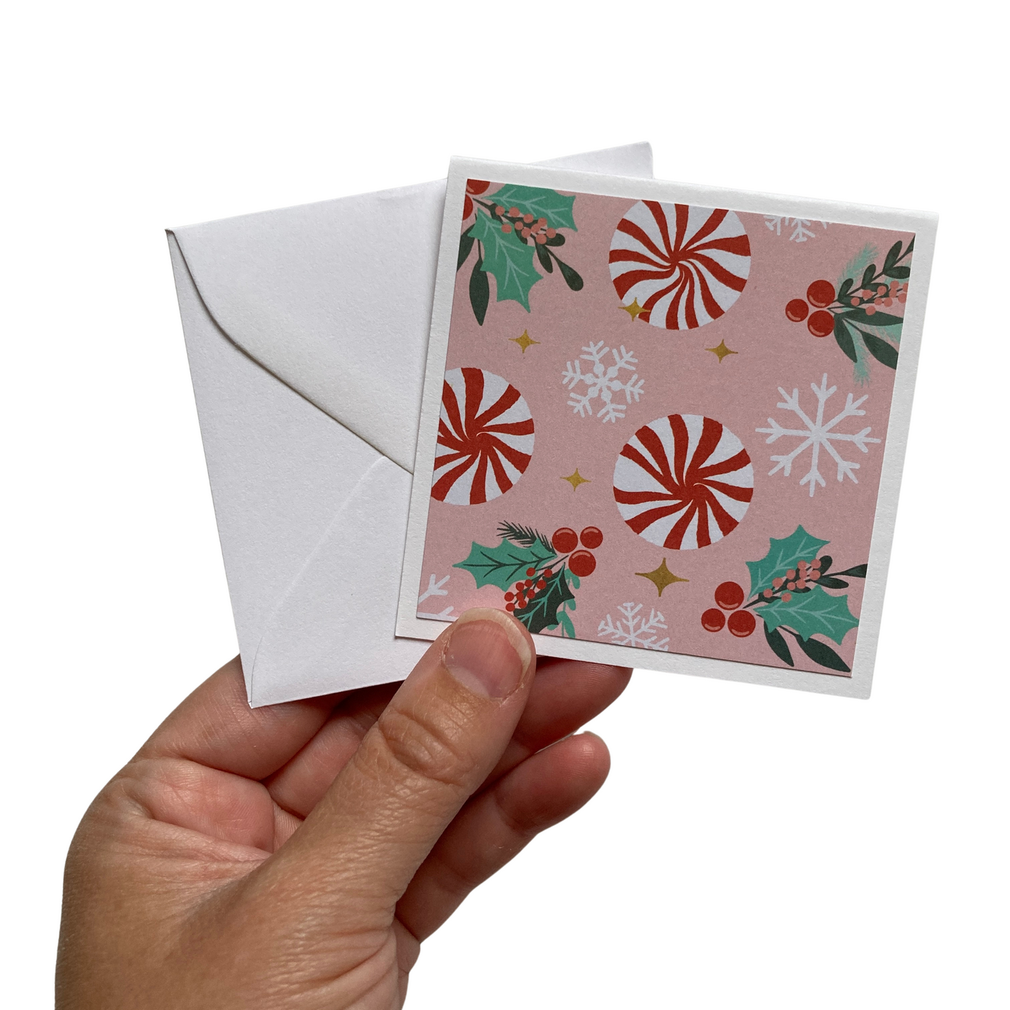 3x3 Groovy Merry & Bright Note Cards
