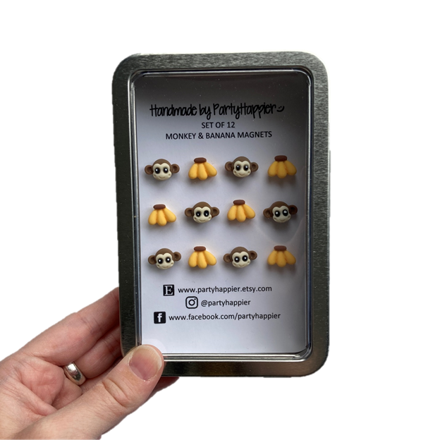 Monkey & Banana Magnets
