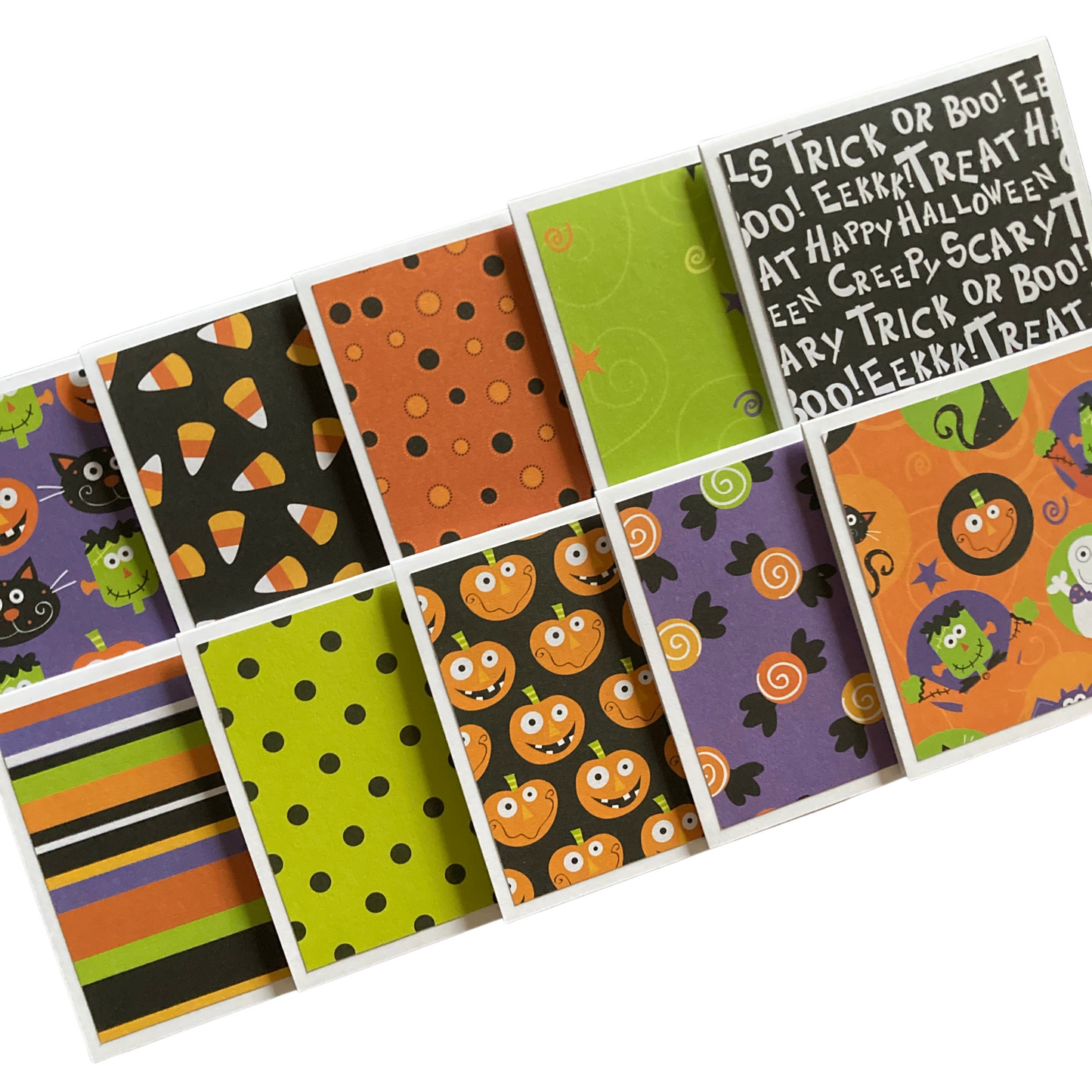 3x3 Trick or Treat Note Cards