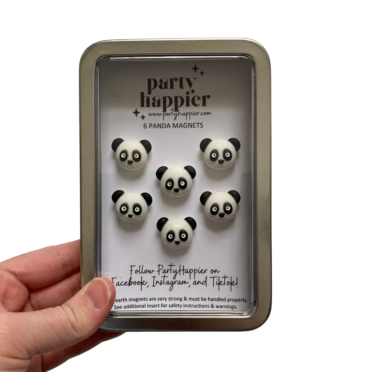 Mini Panda Magnets