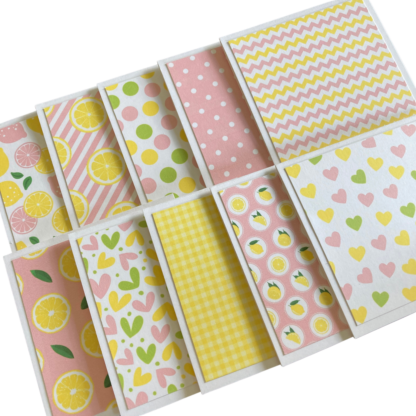 3x3 Pink Lemonade Note Cards