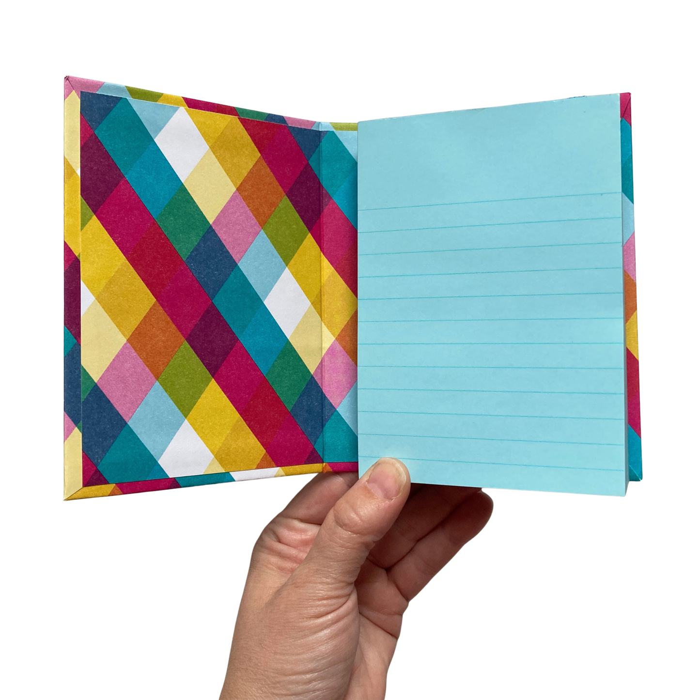 Colorful Plaid Chunky Notepad