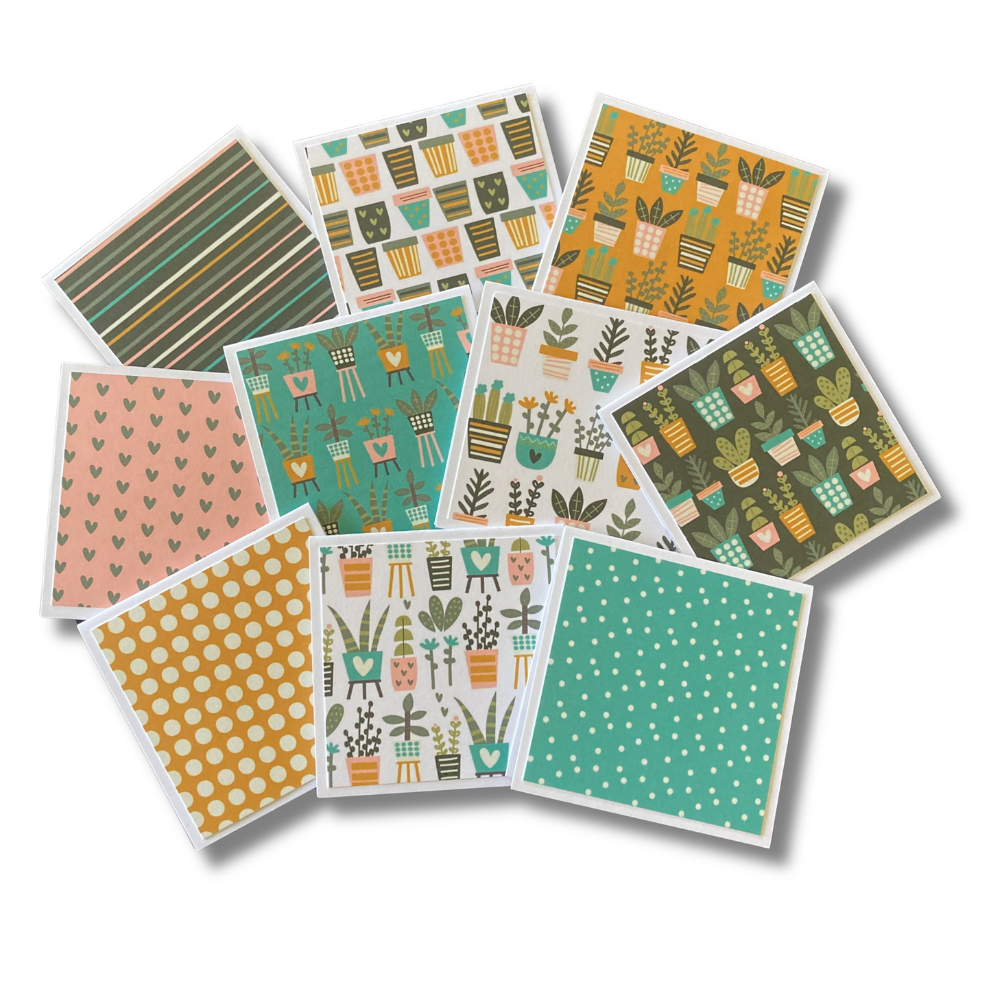 3x3 Plant Life Note Cards