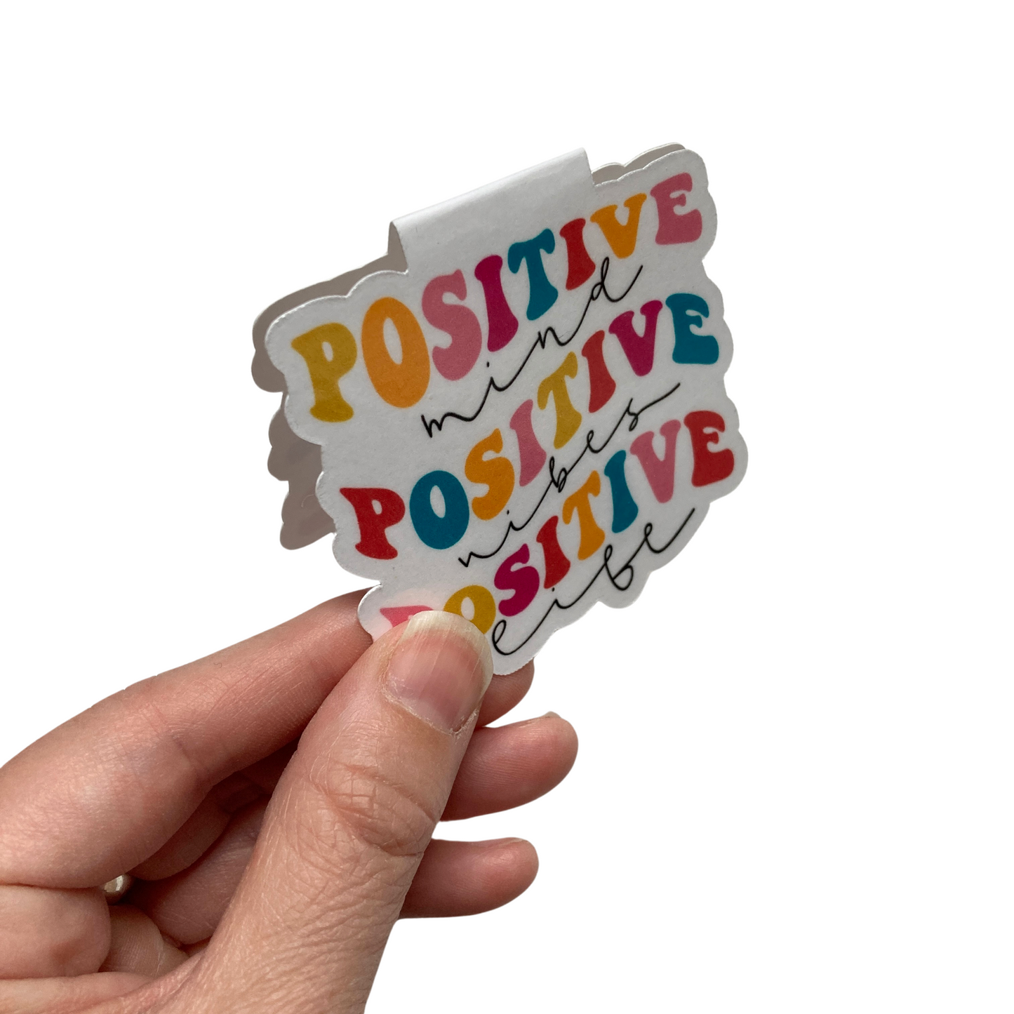 Positive Mind Positive Vibes Positive Life Magnetic Bookmark