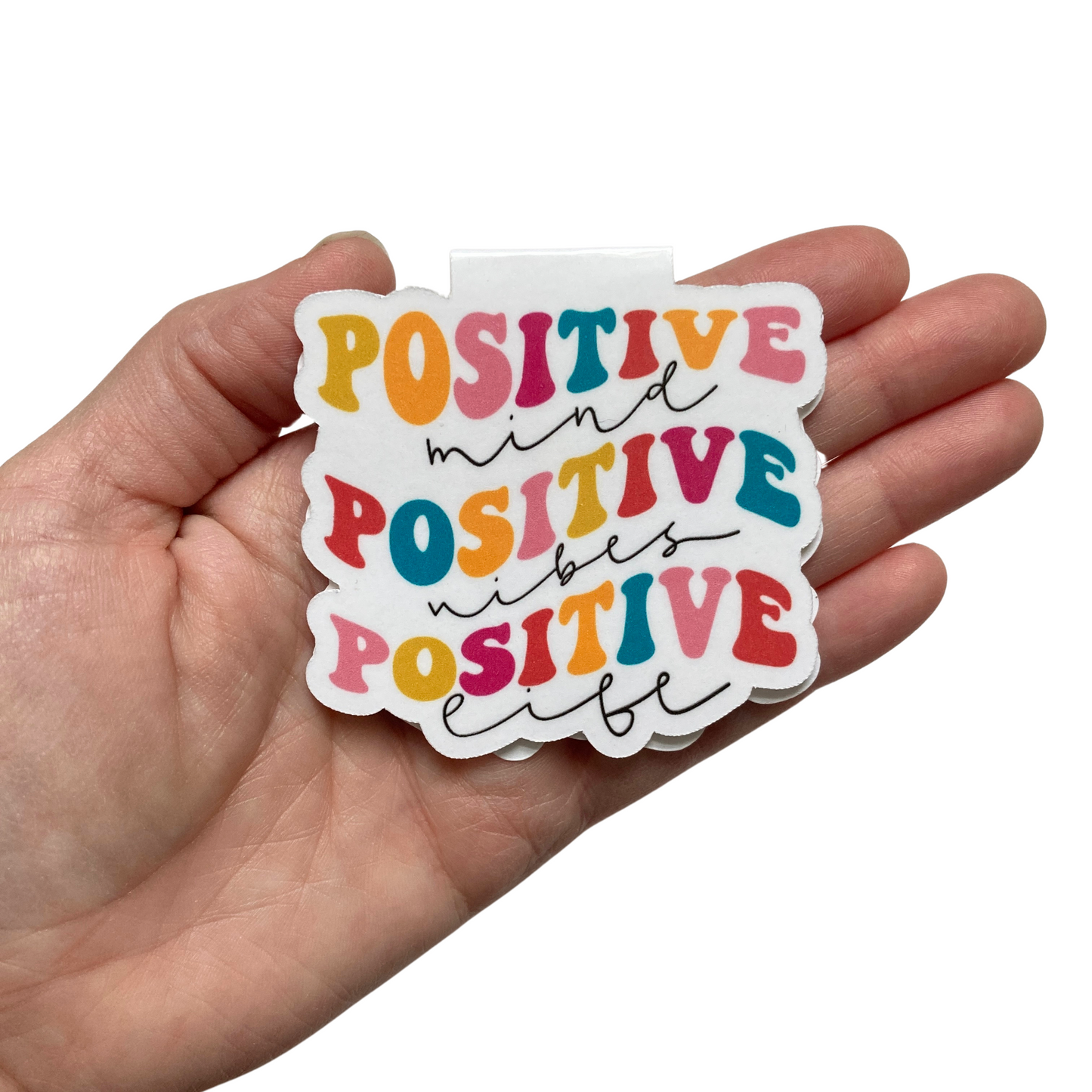 Positive Mind Positive Vibes Positive Life Magnetic Bookmark