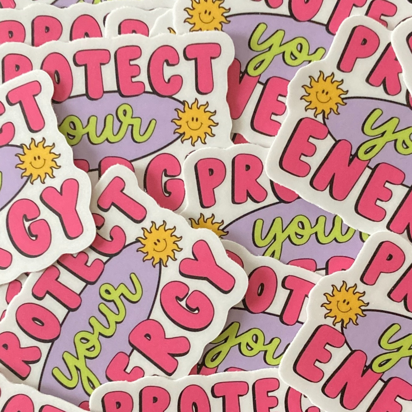 Protect Your Energy Sticker