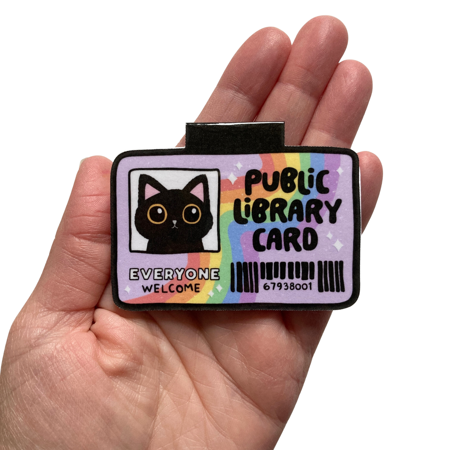 Public Library Card Magnetic Bookmark