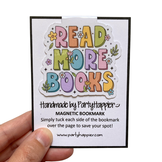 Read More Books Rainbow Magnetic Bookmark