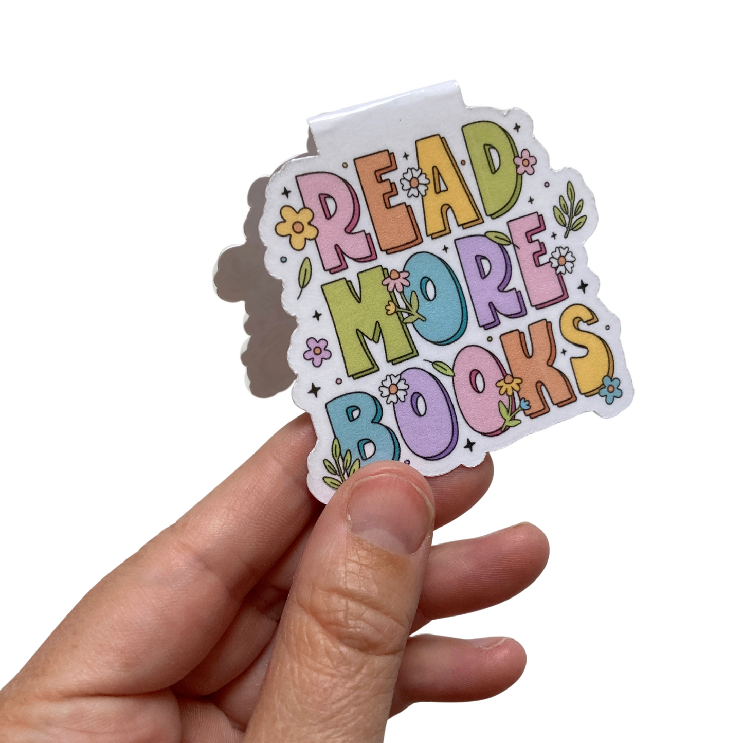 Read More Books Rainbow Magnetic Bookmark