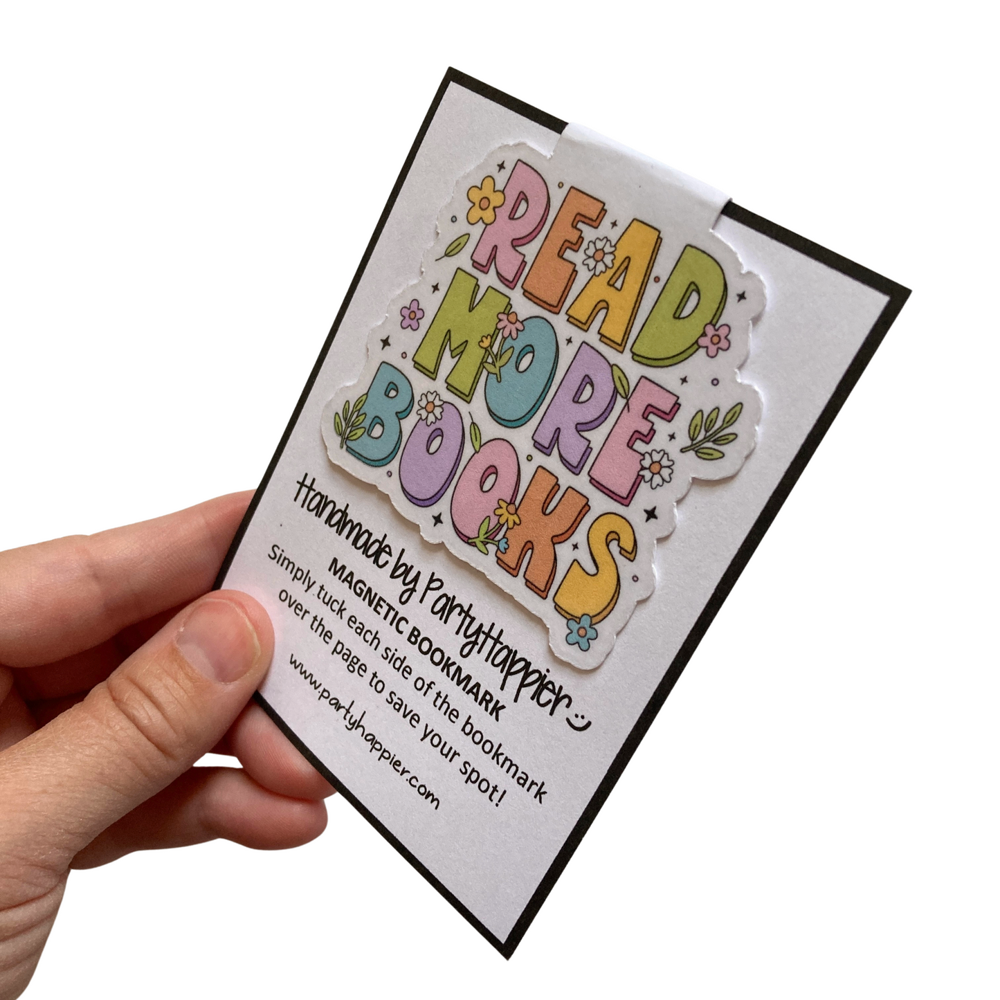 Read More Books Rainbow Magnetic Bookmark