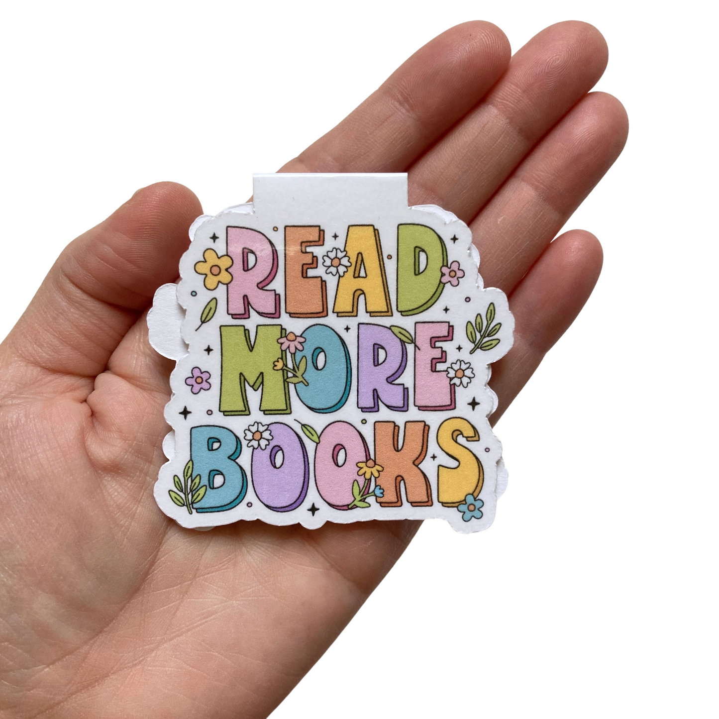 Read More Books Rainbow Magnetic Bookmark