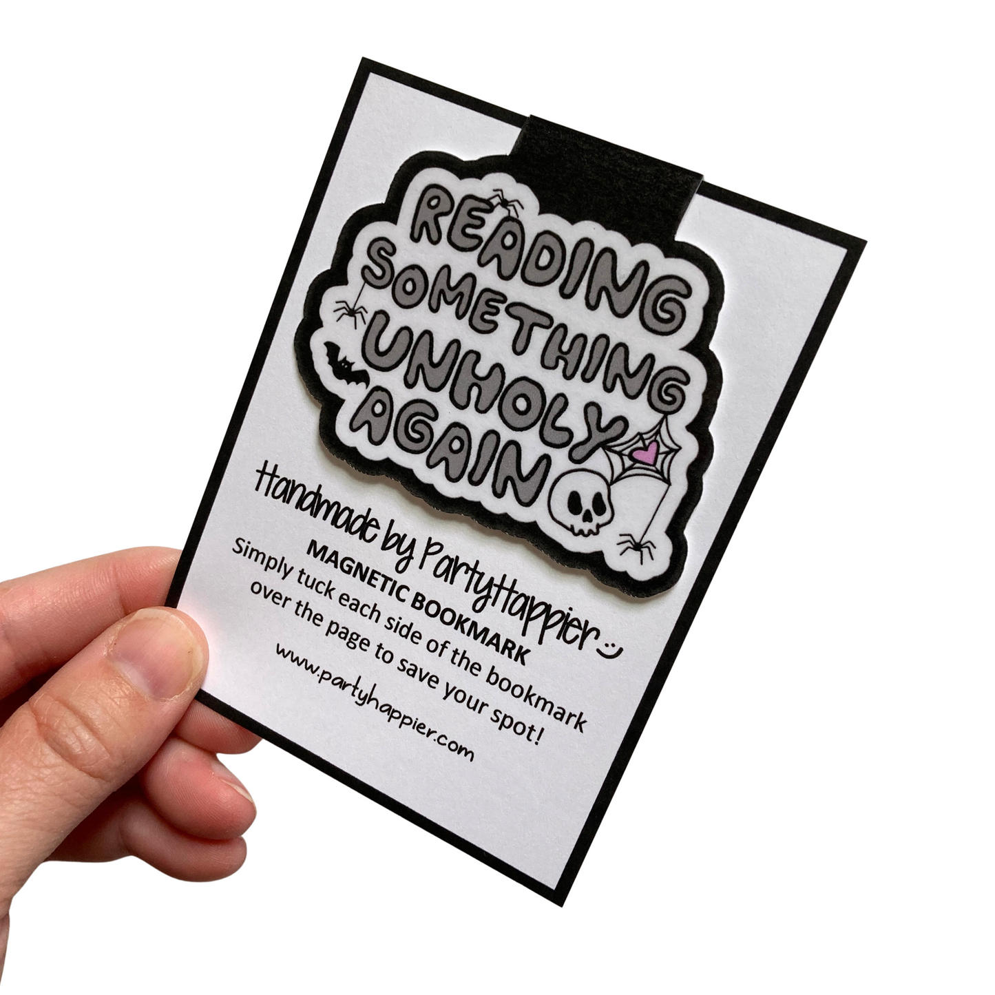 Reading Something Unholy Again Magnetic Bookmark